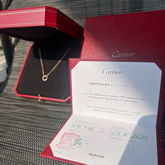 Cartier TRINITY NECKLACE for sale. Less than 1 year. - Picture 2 of 6